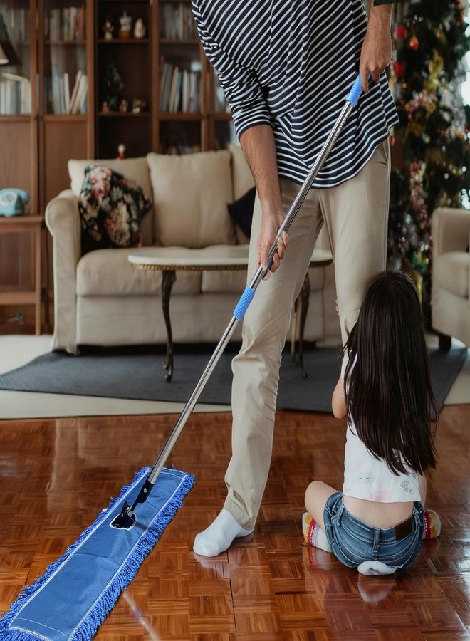 Tinsky 3 Pack 36 Inch Dust Mop Replacement Head Washable Medium Microfiber Mop Head for Commercial and Residential Use - Image 2